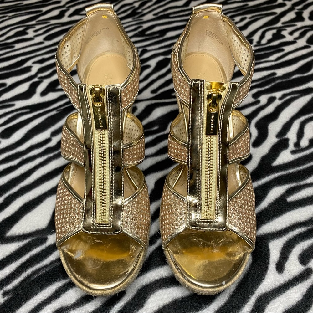 Michael Kors Wedge Zip Up Heels